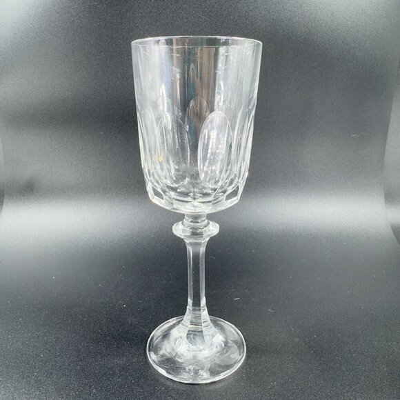 Tiffin Franciscan Atwater Stem Goblet Clear Glasses Manganese 365nm Green UV Set - Picture 11 of 15